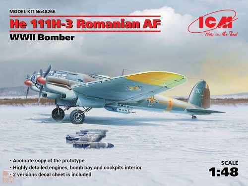 ICM 1:48 He 111H-3 Romanian AF, WWII Bomber