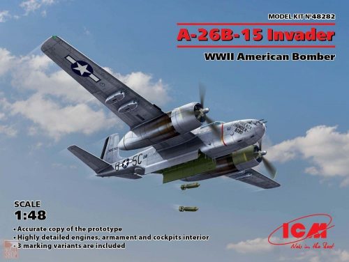 ICM 1:48 A-26B-15 Invader,WWII American Bomber