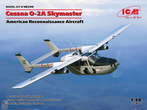 ICM 1:48 Cessna O-2A Skymaster,American Reconnaissance Aircraft