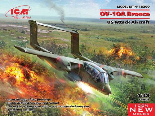 ICM 1:48 OV-10 Bronco, US Attack Aircraft (100% new molds)