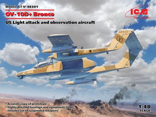 ICM 1:48 OV-10D+ Bronco, US Attack Aircraft