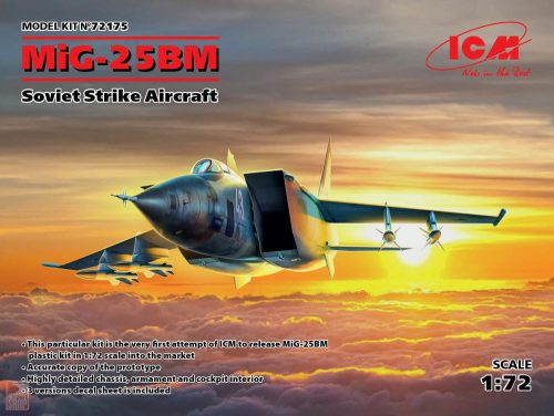 ICM 1:72 MiG-25 BM, Soviet Strike Aircraft