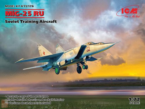 ICM 1:72 MiG-25 RU, Soviet Training Aircraft