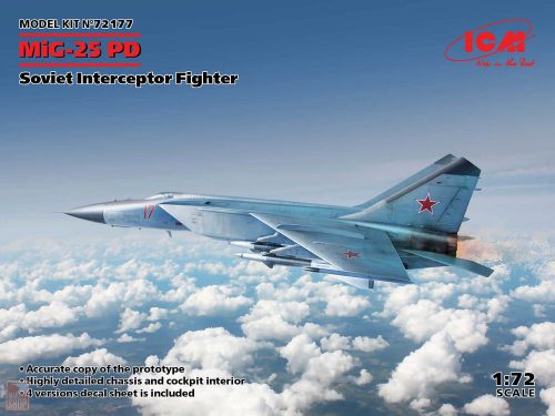 ICM 1:72 MiG-25 PD, Soviet Interceptor Fighter