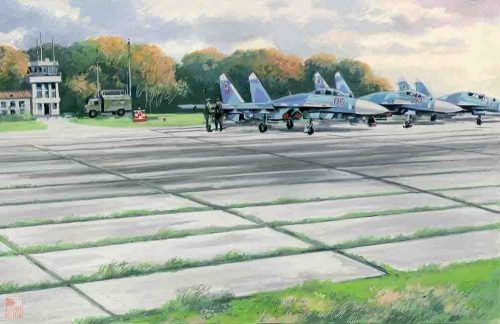 ICM 1:72 Soviet PAG-14 Airfield plates (32pcs) (362x216mm)