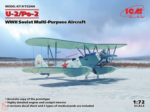 ICM 1:72 U-2/Po-2, WWII Soviet Multi-Purpose Aircraft