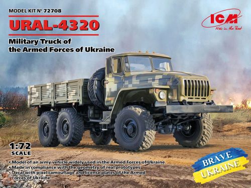 ICM 1:72 URAL-4320, Military Truck of the Armed Forces of Ukraine