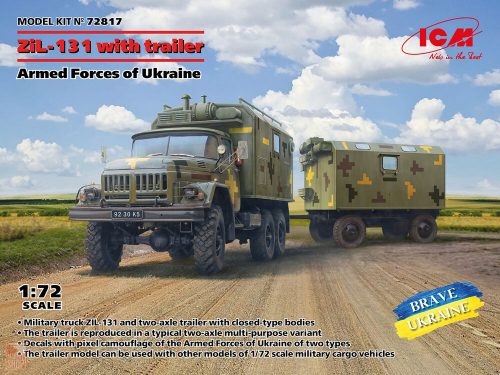 ICM 1:72 ZiL-131, Truck with trailer Armed Forces of Ukraine