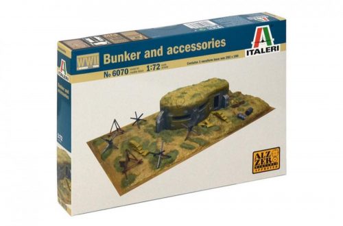 1:72 Bunker And Accessories From WWII