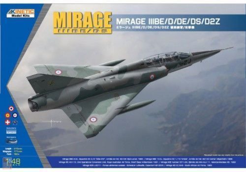 KINETIC 1:48 Mirage IIID/DS