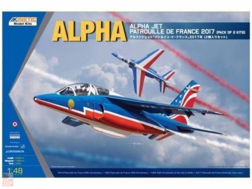 KINETIC 1:48 Alpha Jet Patrouille de 2017 2-in-1 kit