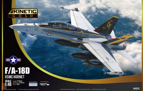 KINETIC 1:48 F/A-18D USMC VFMA-225 w/MF