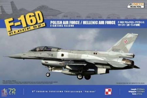 KINETIC 1:72 F-16D52+ Hellenic Air Force/Polish Air F