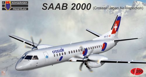 KP Model 1:200 SAAB 2000 (Crossair/Japan Air Inspection)