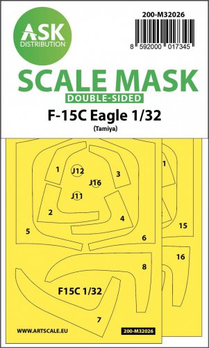ASK mask 1:32 F-15C Eagle double-sided express masks for Tamiya