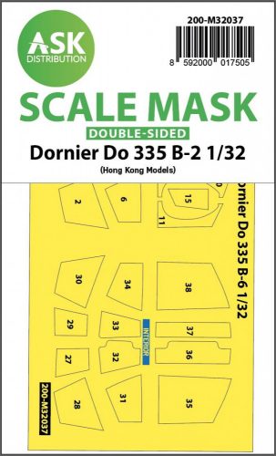 ASK mask 1:32 Dornier Do 335B-2 double-sided mask for HK Models
