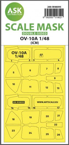 ASK mask 1:48 O-2A double-sided mask self-adhesive, pre-cutted for ICM