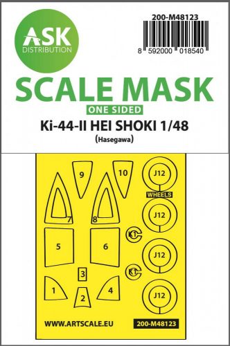ASK mask 1:48 Ki-44-II HEI SHOKI one-sided