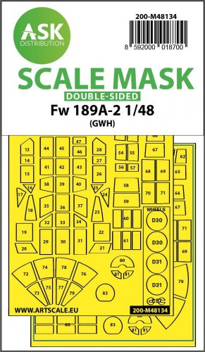 ASK mask 1:48 Fw 189A-2 double-sided express mask for GWH