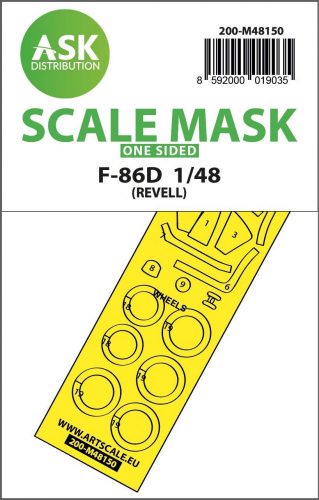 ASK mask 1:48 F-86D one-sided express fit mask for Revell