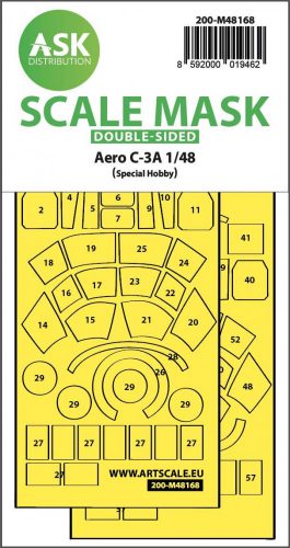 ASK mask 1:48 Aero C-3A double-sided express fit mask for Special Hobby