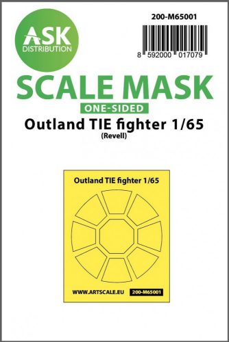 ASK mask 1:65 Outland TIE fighter one-sided painting mask for Revell