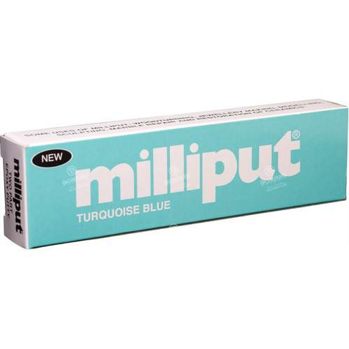 Milliput 2 part epoxy filler. Torquoise