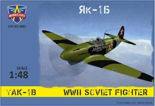 Modelsvit MSVIT4801 1:48 Yak-1B Soviet fighter