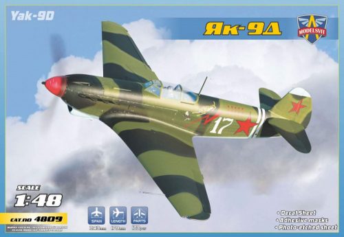 Modelsvit 1:48 Yak-9D Longe-range WWII fighter repülő makett