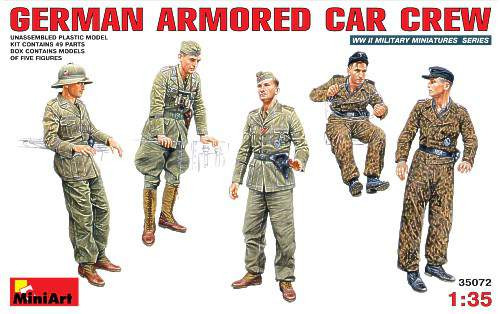 Miniart 1:35 German (WWII) Armoured Car Crew