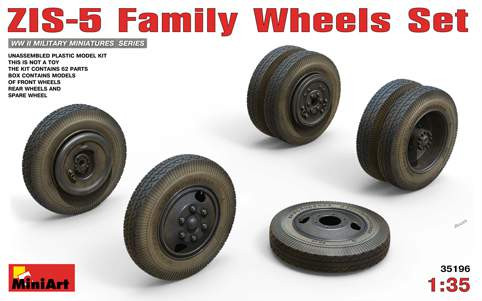 Miniart 1:35 ZIS-5 Family Wheels Set