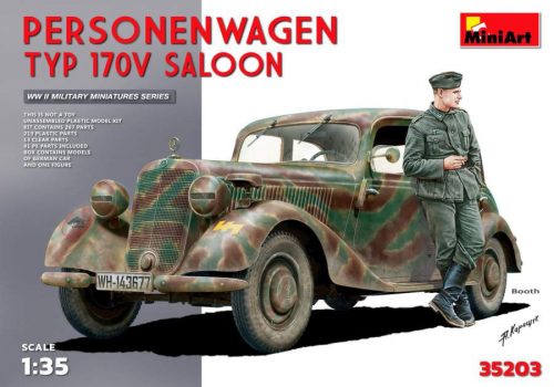 Miniart 1:35 Personenwagen Typ 170V Saloon. Special Edition