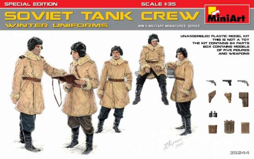 Miniart 1:35 Soviet Tank Crew (Winter Uniforms). Special Edition