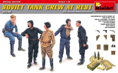 Miniart 1:35 Soviet Tank Crew at Rest. Special Edition