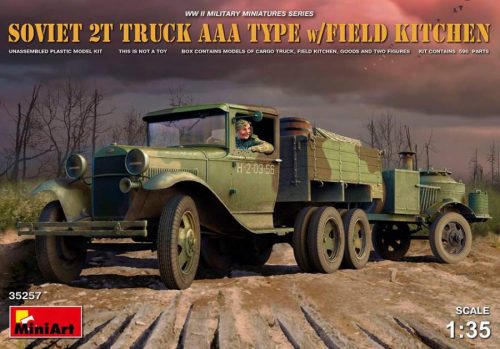 Miniart 1:35 Soviet 2t Truck AAA Type with field kitchen