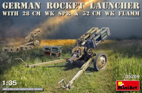 Miniart 1:35 German Rocket Launcher with 28cm WK Spr & 32cm WK Flamm