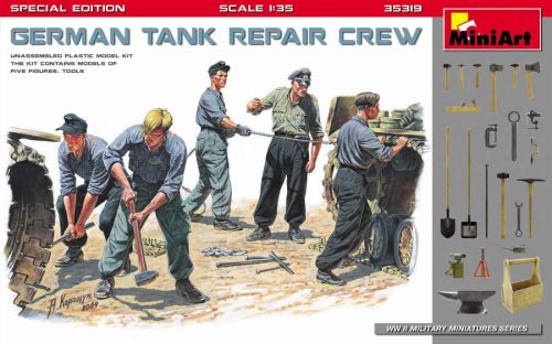 Miniart 1:35 German Tank Repair Crew. Special Edition figura makett