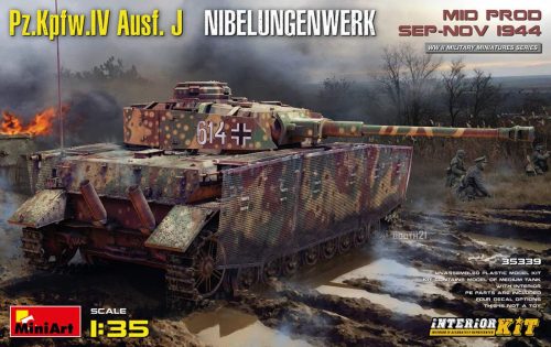 Miniart 1:35 Pz.Kpfw.IV Ausf. J Nibelungenwerk. Mid Prod. (Sep-Nov 1944) Interior Kit