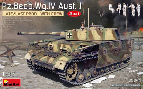 Miniart 1:35 Pz.Beob.Wg.IV Ausf. J Late/Last Prod. 2 in 1 w/Crew