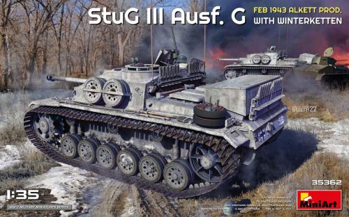 Miniart 1:35 StuG III Ausf. G Feb 1943 Alkett Prod. with Winterketten