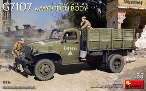 Miniart 1:35 1,5t 4x4 G7107 Cargo Truck w/Wooden Body