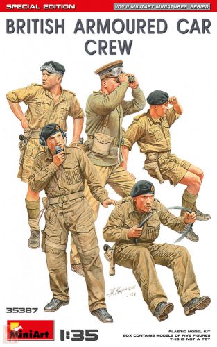 Miniart 1:35 British Armoured Car Crew.Special Edition