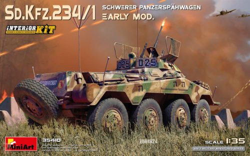 Miniart 35410 1:35 Sd.Kfz.234/1 Schwerer Panzerspähwagen. EARLY MOD. INTERIOR KIT