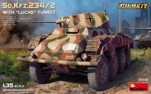 Miniart 35416 1:35 Sd.Kfz.234/2 with "Luchs" Turret. Interior Kit