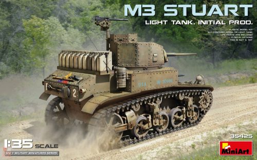 Miniart 1:35 M3 Stuart Light Tank. Initial Prod.