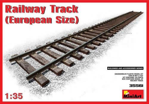 Miniart 1:35 Railway Track (European Gauge)