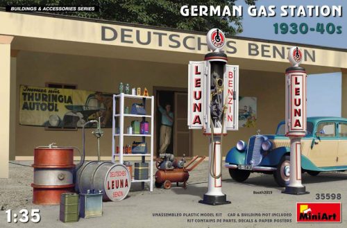 Miniart 1:35 German Gas Station 1930-40s