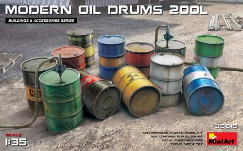 Miniart 1:35 Modern Oil Drums (200l)