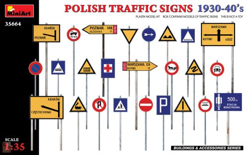 Miniart 1:35 Polish Traffic Signs 1930-40’s