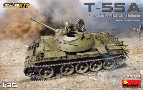 Miniart 1:35 T-55A Late Mod. 1965 Interior Kit harcjármű makett